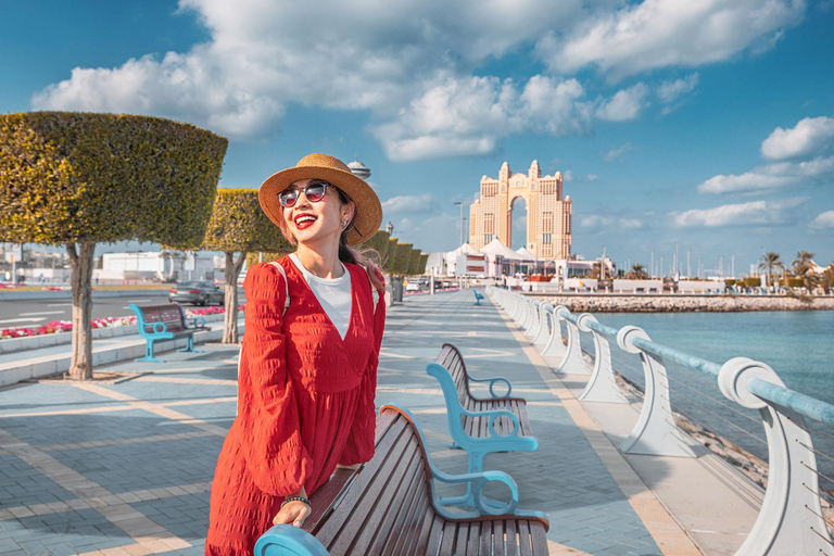 From Dubai: Abu Dhabi City Tour with Optional Lunch Abu Dhabi Tour with Qasr Al Watan Entry