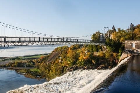 Ab Québec: Montmorency-Fall mit Seilbahn-FahrtTour mit Seilbahn-Hin- & Rückfahrt