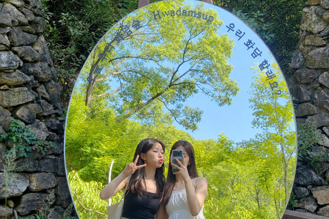 Seoul: Hwadam Forest & Namhansanseong & Korean Folk Village Private Tour (1-8 people Max)