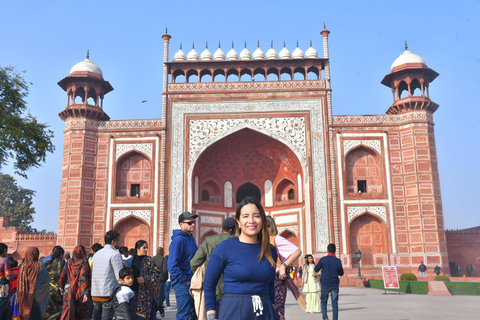 Vanuit Delhi: Taj Mahal en Fatehpur Sikri-tour op dezelfde dag