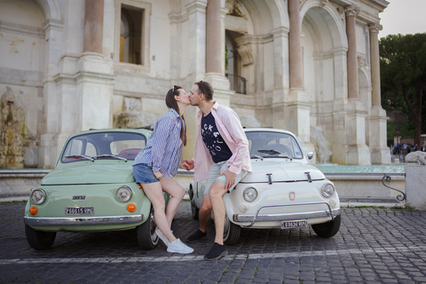 Rome : Visite guidée de la Fiat 500 avec photographeVisite privée
