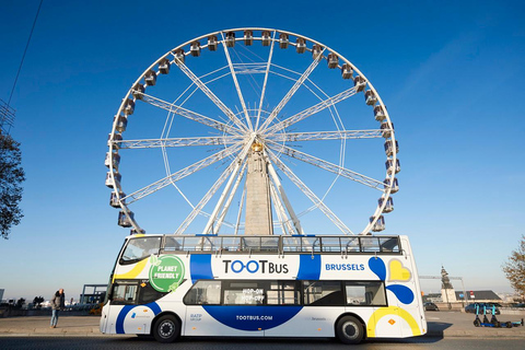Brussels: Hop-On Hop-Off Bus Tour and Ferris Wheel Combo 2-DAY PASS