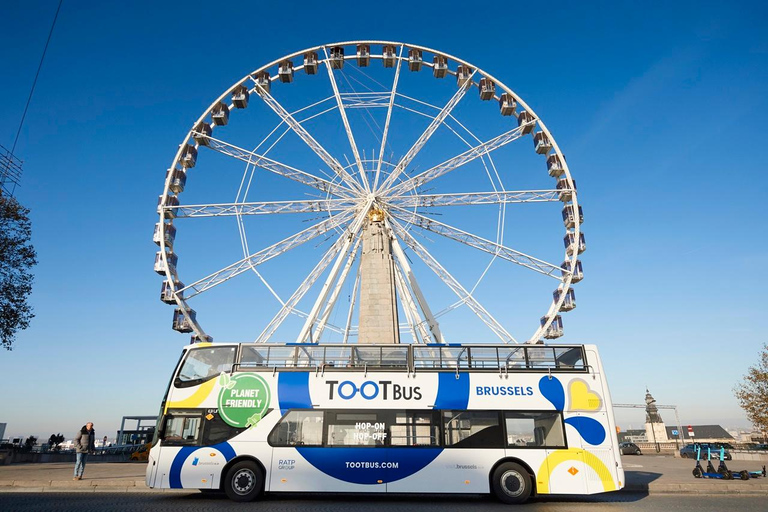 Brussels: Hop-On Hop-Off Bus Tour and Ferris Wheel Combo 2-DAY PASS