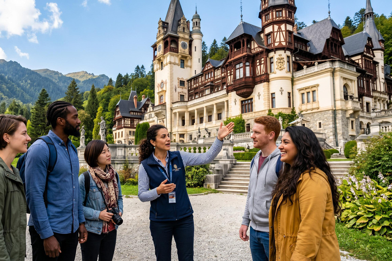 From Bucharest: Dracula Castle, Peles Castle & Brasov Trip From Bucharest: Dracula Castle, Peles Castle & Brasov Trip
