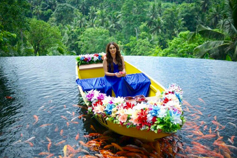 Bali Swing/Koi Boat Photo, Taman Beji Griya Waterfall Tour Tour with Include entry ticket