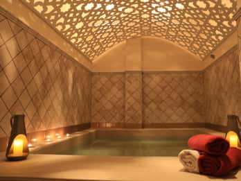 Minorque : Entrée du spa Gessamí Banys Arabs