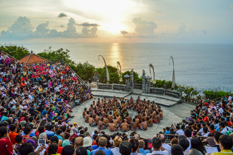 Solnedgång på Bali: Uluwatu-templet, Kecak-dans och Jimbaran BayBali: Solnedgång, Uluwatu-templet, elddans &amp; Jimbaranbukten