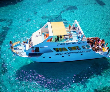 Latchi: Blue Lagoon Mediterranean One Boat Cruise
