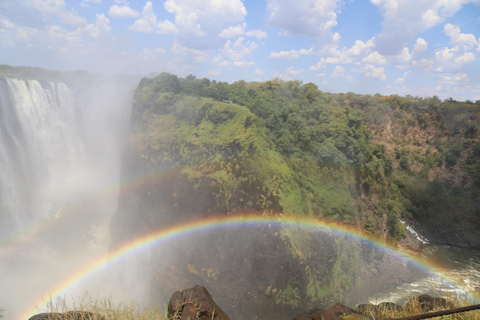 Excursão de um dia às Cataratas Vitória, de ambos os lados, a partir de Kasane Zim e ZâmbiaExcursão de um dia às Cataratas Vitória a partir de Kasane Zim e Zâmbia