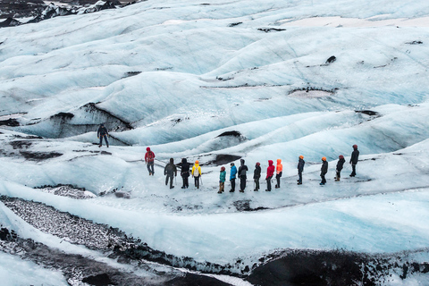 Costa Sul, Caminhada na Geleira e Excursão de Inverno à Aurora BorealExcursão de inverno pela costa sul, caminhada na geleira e aurora boreal