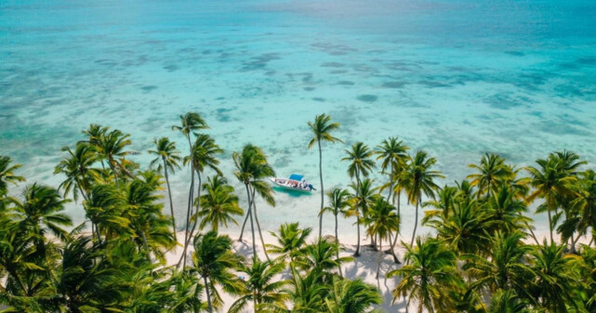 Die Insel Saona KatamaranTour zu einem Traumstrand, alles inklusive