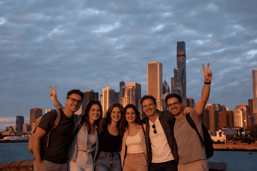Chicago bei Nacht: Skyline, Riverwalk & Lichter am Navy Pier. Foto: GetYourGuide