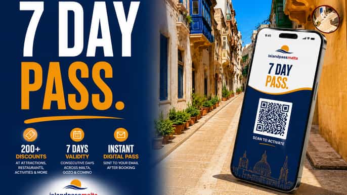 Malta: 7-dagers digitalt turistpass med over 200 rabatter
