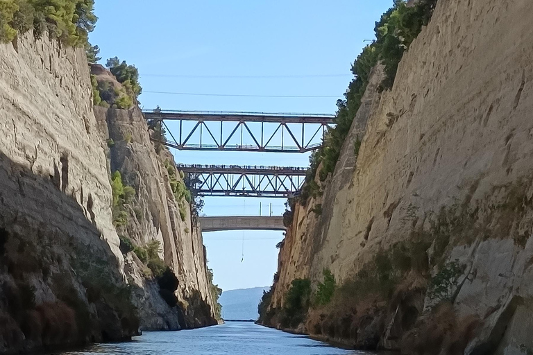 Corinth Canal Cruise, Epidaurus, and Nafplio Private Tour Canal views and photo stop, Mycenae, Epidaurus and Nafplio