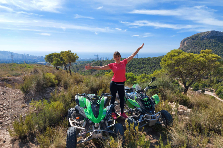 Benidorm: Two-seater quad bike tour through the jungle and mountains 1.5 hours