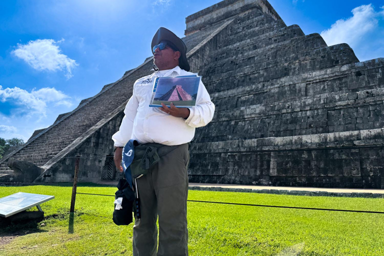Chichen Itza : Visite guidée avec Valladolid &amp; Cenote ChichikanCircuit avec prise en charge à l'hôtel depuis Cancun ou Riviera Maya