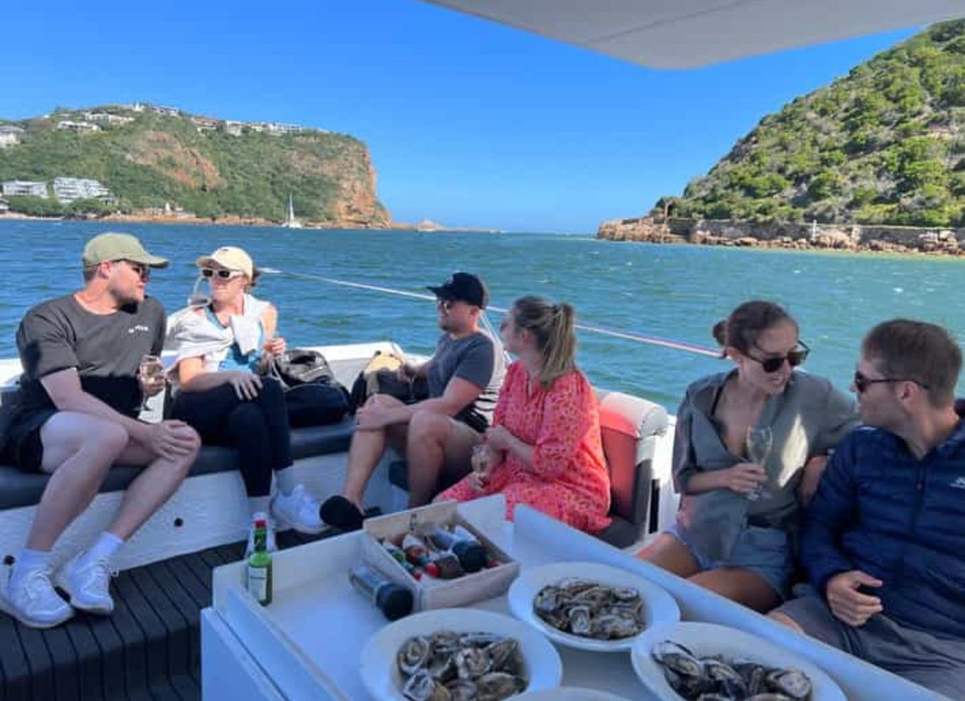 Knysna Lagoon: Bådtur med østers- og hvidvinssmagning