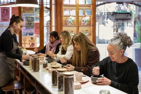Barcelona & Chocolate Amatller History and Culture + Activity and Food Tasting Trip to Amatller Chocolate Barcelona with tasting - Spanish