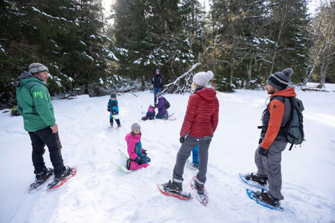 Lake Blanc: Family snowshoe outing