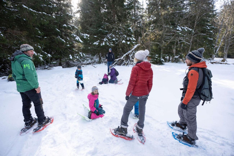 Lake Blanc: Family snowshoe outing