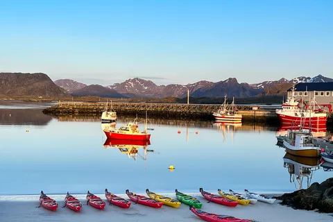 Lofoten: Kajaktur hela dagen