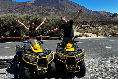 Tenerife: Teide Quadtocht (dag/zonsondergang) met drankjeOverdag: naar de Teide in enkele reis (1 quad per persoon)