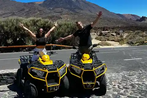 Tenerife: Teide Quad Trip (de dia/puesta del sol) con Bebida