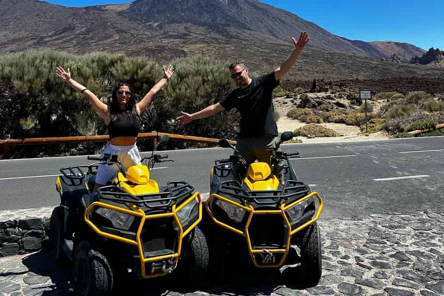 Teneriffa: Teide Quad Tour (Tag/Sonnenuntergang) mit Getränk. Foto: GetYourGuide Teneriffa: Teide Quad Tour (Tag/Sonnenuntergang) mit Getränk. Foto: GetYourGuide