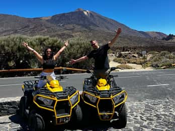 Tenerife: Teide Quad Trip (day/sunset) with Drink