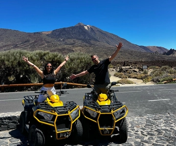 Tenerife: Teide Quad Trip (day/sunset) with Drink