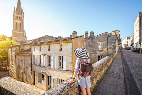 Från Bordeaux: Halv dags tur till St Émilion för vinprovning