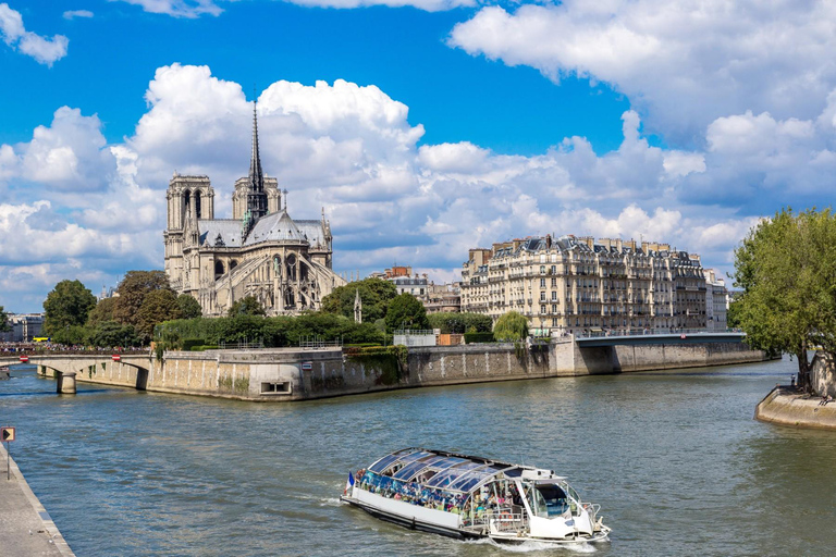 From London: Paris, Louvre, Notre Dame, Eiffel Tower & Lunch 3-course lunch at Eiffel Tower, Notre Dame + Standard class