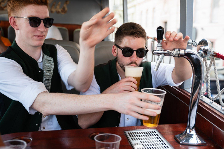 Budapest: BeerBus Sightseeing Tour with unlimited beer