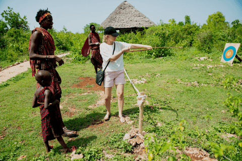 Zanzibar: Maasai village tour and Turtles experience trip Tour without Hotel pick up and drop-off