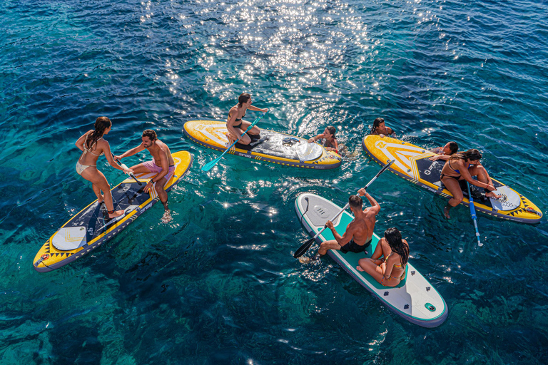 Ibiza: Sunset VIP Paella Cruise with drinks,Paddle Boarding