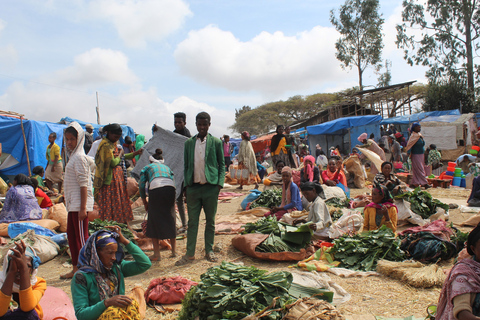 From Addis Ababa: Adadi Mariam Church & Market Day Tour