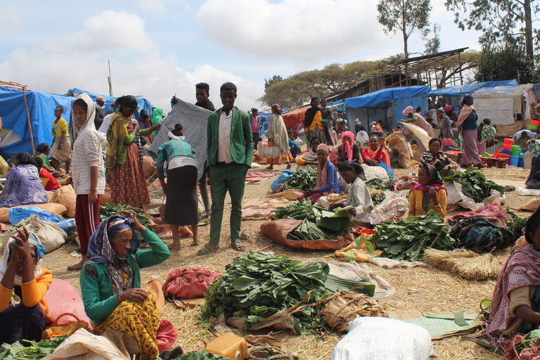 From Addis Ababa: Adadi Mariam Church & Market Day Tour