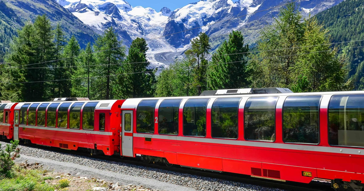 Da Milano: Alpi Svizzere + St. Moritz + Treno Bernina Express 