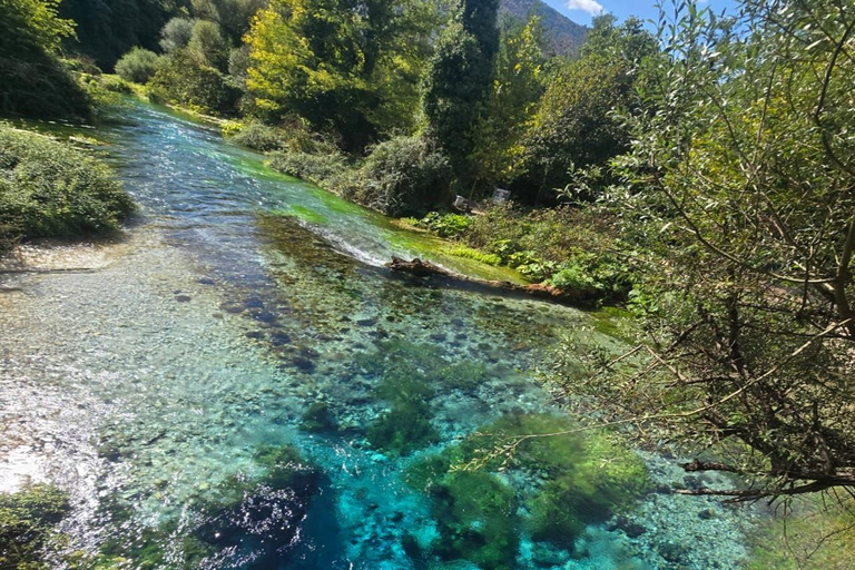 Sarande: Blue Eye Kayak Walking tour & Lekuresi Castle NO KAYAK,Blue Eye Basic Visit – Transport & Free Time