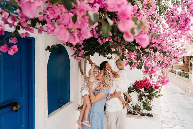 Santorini: Imerovigli Professional Photoshoot in Blue Dome