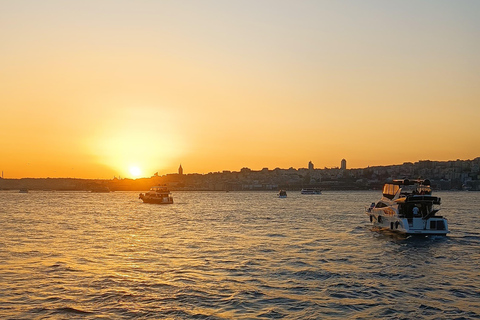 Istanbul: Bosphorus Sunset Cruise with Snacks and Wine Istanbul: Bosphorus Sunset Cruise without Wine