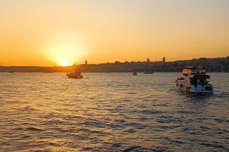 Istanbul: Bosphorus Sunset Cruise with Snacks and Wine Istanbul: Bosphorus Sunset Cruise without Wine