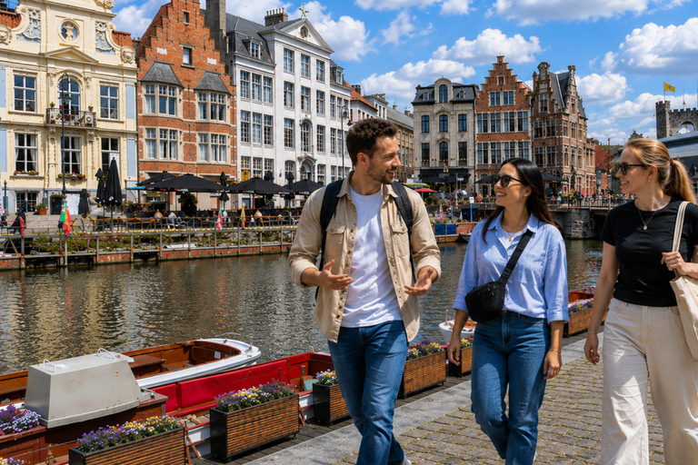 Ghent on Foot: Castle Walls, Canals & Medieval Quays 2-hour Ghent Walking Tour