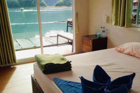 Phuket or Anywhere: 2-Days Cheow Lan Lake & Raft-Resort-FAN Option 1: From KhaoLak+KhaoSok with Roundtrip Hotel Transfer