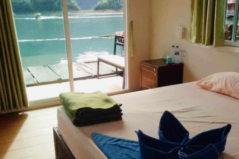 Phuket or Anywhere: 2-Days Cheow Lan Lake & Raft-Resort-FAN Option 1: From KhaoLak+KhaoSok with Roundtrip Hotel Transfer