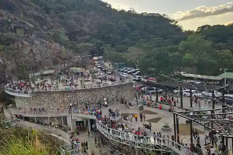 Devil´s Gate and historic downtown of San Salvador