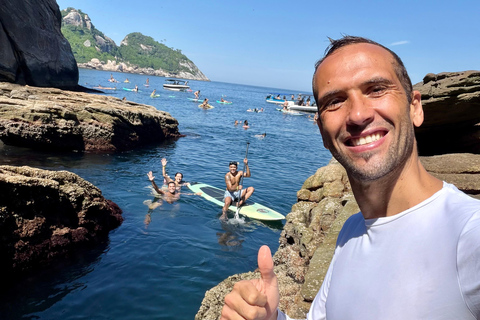 Exclusive Experience in Rio's Secret Paradise with Turtles and Stand-Up Paddleboarding