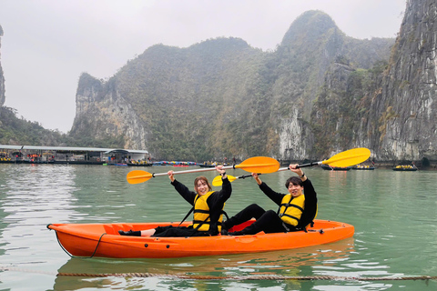 Hanoi: Ha Long Bay Day Cruise with Lunch, Cave & Kayaking Pick up in Hanoi old quarter
