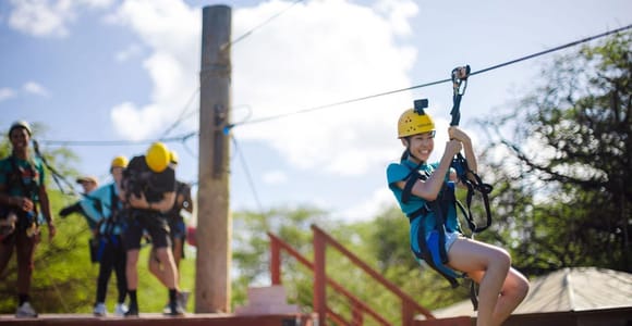 Oahu: Coral Crater Zipline Adventure
