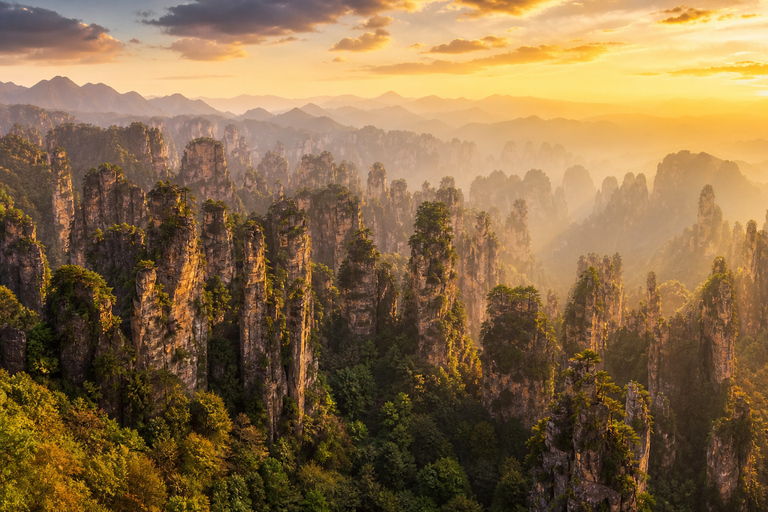 Zhangjiajie: Avatar Mountains E-Ticket & Guide Options 4-Day Park Ticket + 4 Mountain Transport Rides